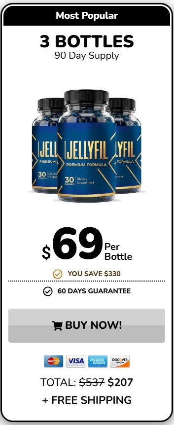 JellyFil 3 Bottle Price